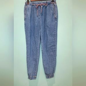 ZARA denim joggers, XS